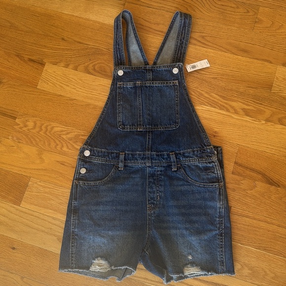 Girl Blue Denim Overalls - Picture 8 of 8